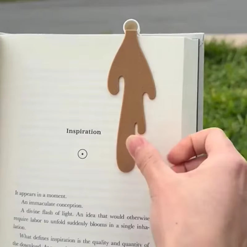 Cute Spilled Coffee Bookmark Corner Marker for Reading Funny Bookmarks for Reading Corner Bookmark Stationery School Supplies